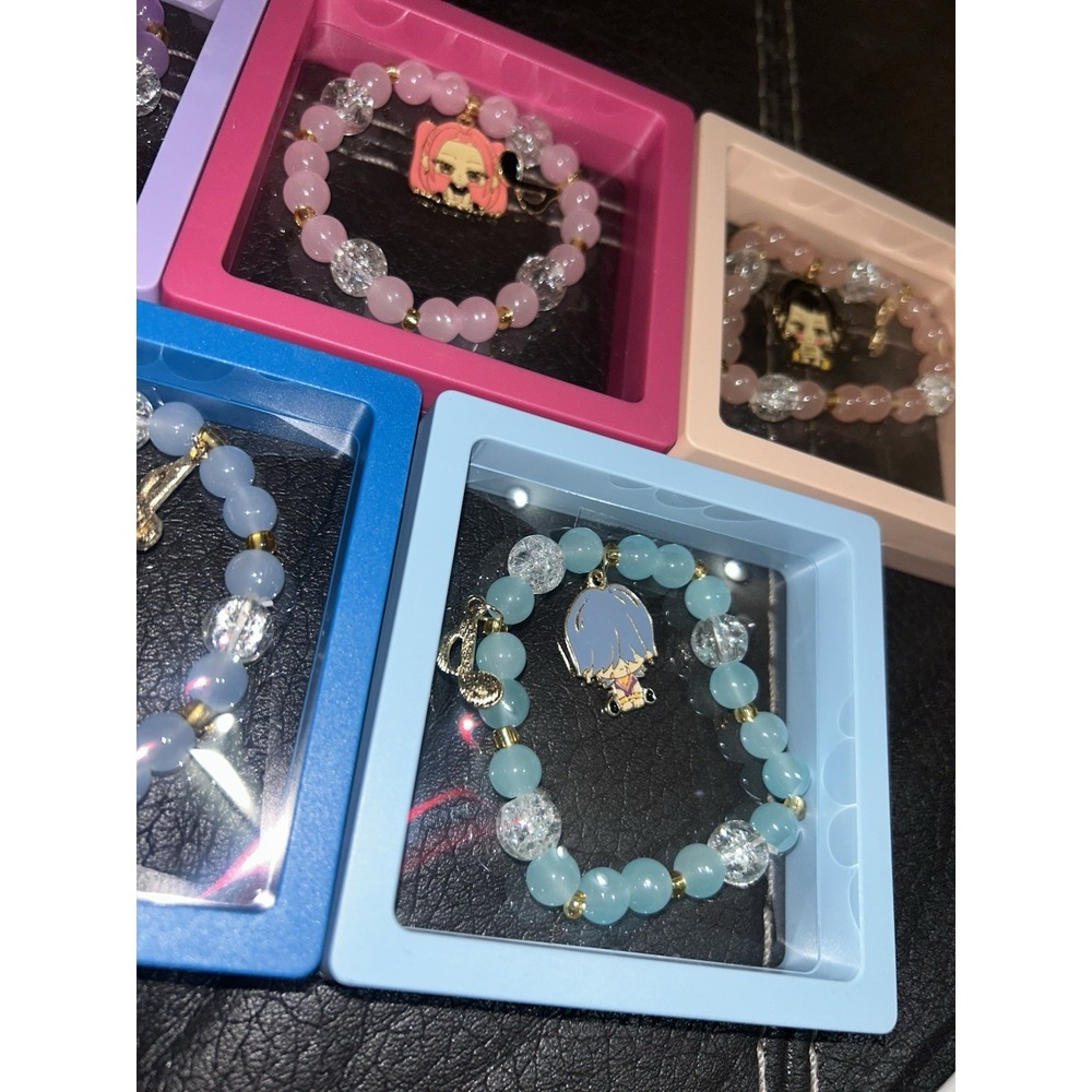 KPop Demon Hunter Kids Bracelets Set Of 5 - Picture 4 of 4